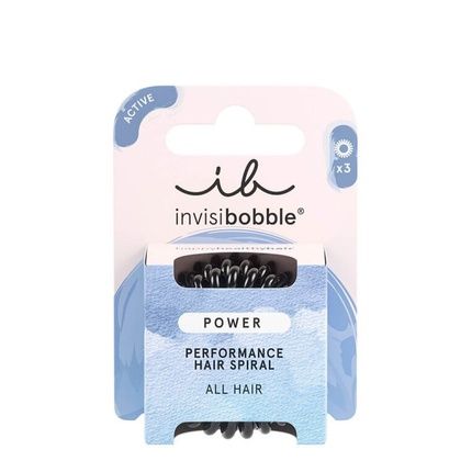 Invisibobble Power True Black Hair Band 3 Pieces