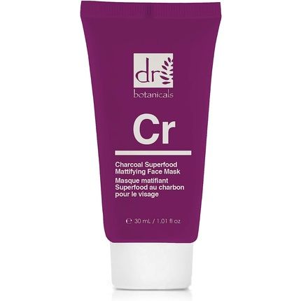 Dr Botanicals Charcoal Superfood Mattifying Face Mask 30Ml - Travel Pack
