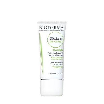 Bioderma Sebium Mat Control Shinecontrol Moisturiser 30Ml Mattifying Moisturizing Cream Against Skin Shine And Enlarged Pores
