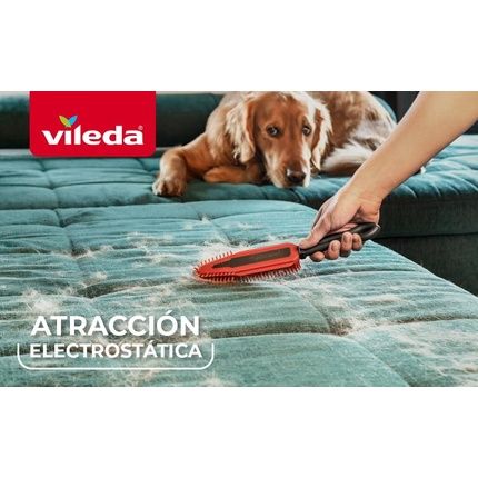 Vileda Pet Pro Electrostatic Brush Ideal For Tight Spaces Washable With Water Long Lasting