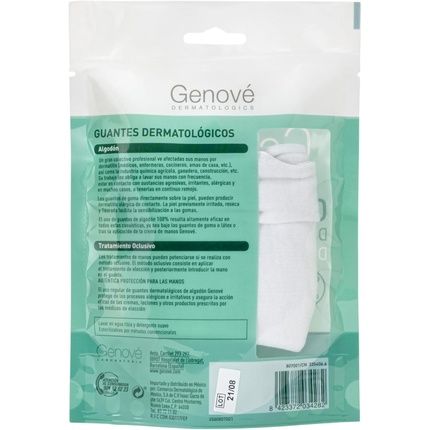Genove Cotton Glove Dermatological Medical - Image 3