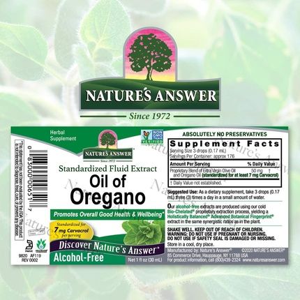 Natures Answer Oregano Oil 1 Fl Oz