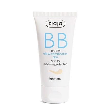Ziaja Bb Cream For Oily And Combination Skin Spf 15 Light Tone 50 Ml