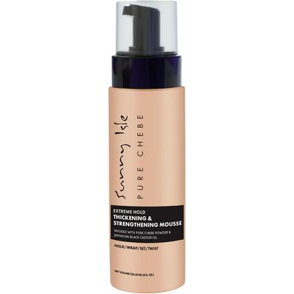 Sunny Isle Pure Chebe Extreme Hold Thickening & Strengthening Mousse 8Oz