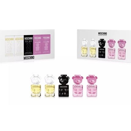 Moschino Toy Miniature Collection Unisex 5 Piece Splash Gift Set - New In Box