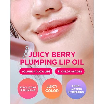 Tocobo Juicy Berry Plumping Lip Oil 13 Choco Berry Korean Vegan Hydrating Lip
