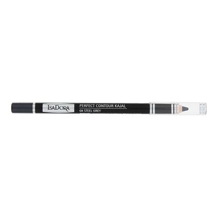 Isadora Perfect Contour Kajal Grey Eyeliner Pencil Soft Intense Hypoallergenic Long Lasting Eye Liner 68 Steel Grey