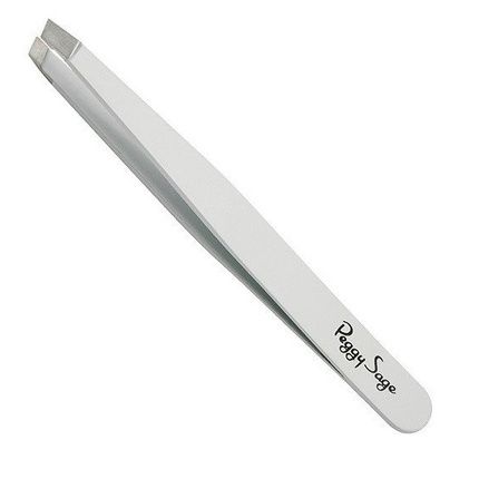 Peggy Sage Professional Tweezers For Hair Removal - White