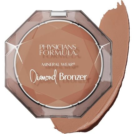 Physicians Formula Mineral Wear Diamond Bronzer With Vitamin E Powder And Serum Hybrid Bronze Gem