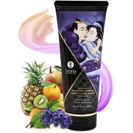 Shunga Kissable Massage Cream 200Ml Blue