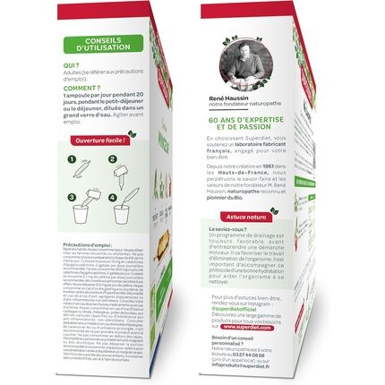 Superdiet Organic Slimming Quartet Fennel Meadowsweet Green Tea Birch