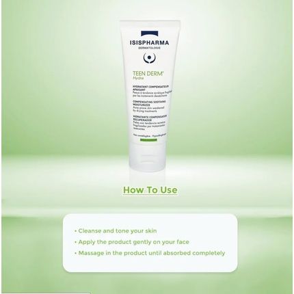 Isispharma Teen Derm Hydra Face Moisturizer For Acne-Prone Skin - Image 3
