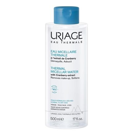 Uriage Thermal Micellar Water Micellar Liquid For Makeup Removal For Normal And Dry Skin 500Ml