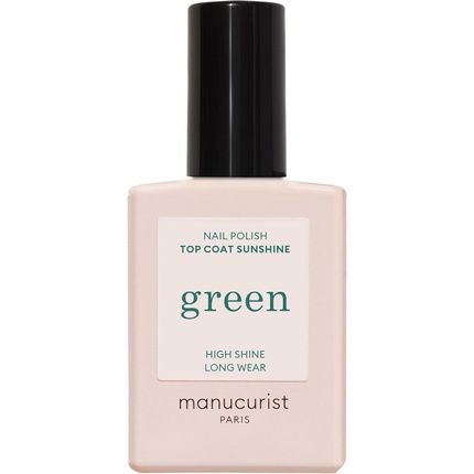Manucurist Green Sunshine Top Coat Nail Polish Vegan 12-Free