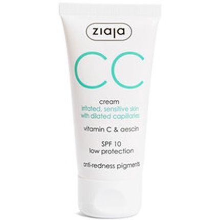 Ziaja Cc Cream For Irritated And Sensitive Skin 50Ml Spf 10