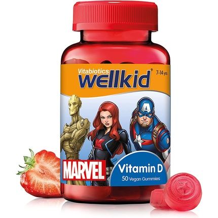 Wellkid Marvel Vitamin D 50 Tablets