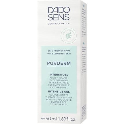 Dado Sens Purderm Intensive Gel 50Ml For Intensive Care Of Impure Skin - Therapy Support For Acne & Late Acne