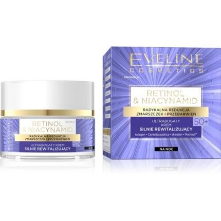 Eveline Retinol & Niacinamide 50+ Ultra Rich Highly Revitalising Night