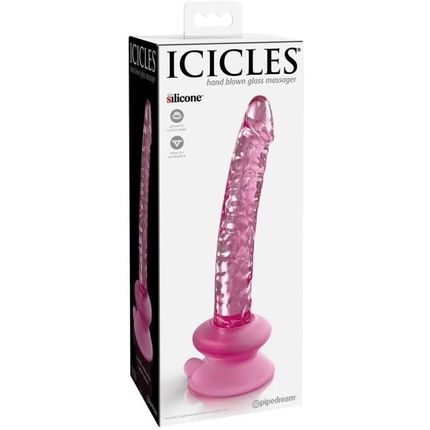 Icicles No. 86 Glass Dildo Pink One Size