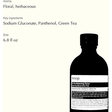 Aesop B & Tea Balancing Toner 200Ml - Image 3