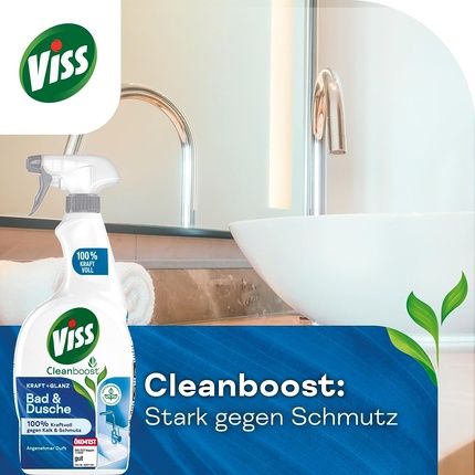 Viss Bathroom & Shower Cleaner For Radiant Shine 750Ml - Image 3