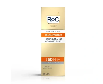 Roc Soleil-Protect High Tolerance Comfort Fluid Spf 50 Uva/B Protection Face Moisturizer 50Ml