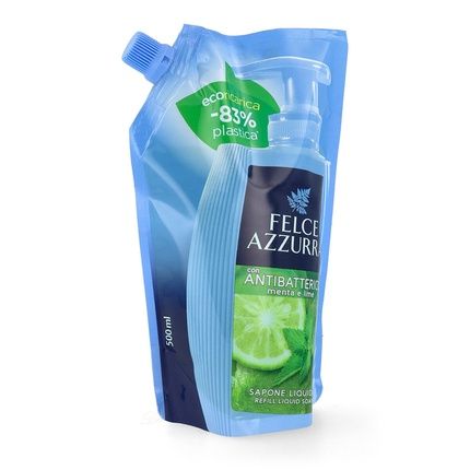 Paglieri Felce Azzurra Antibacterial Mint & Lime Liquid Soap 500Ml Refill