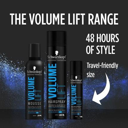 Schwarzkopf Styling Volume Lift Hair Mousse 250Ml - Image 3