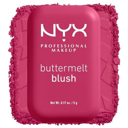 Nyx Professional Makeup Buttermelt Powder Blush Fade And Transfer-Resistant Blush Vegan Formula Butta Than Before 11 0.17 Ounce