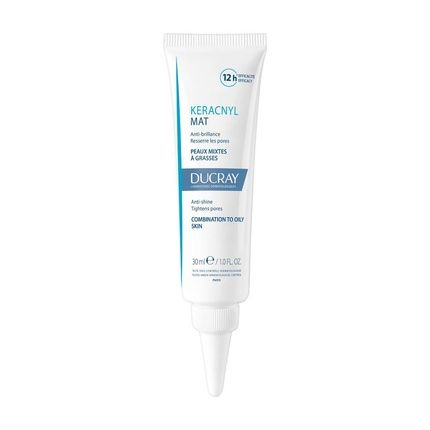 Ducray Keracnyl Mattifying Cream 30Ml Mattifying Effect For Mixed To Oily Skin For Up To 12 Hours