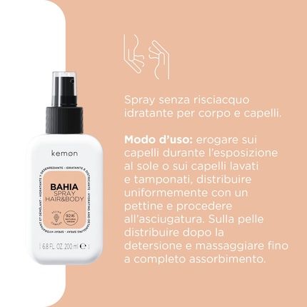 Kemon Bahia Moisturizing And Detangling Hair And Body Spray