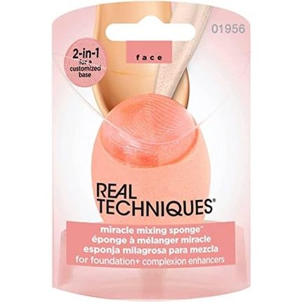 Real Techniques 2-In-1 Miracle Mixing Sponge For Foundation And Complexion