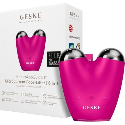 Geske Smartappguided Microcurrent Face Lifter 6 In 1 Anti-Aging Device