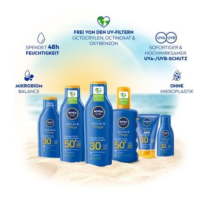 Nivea Sun Schutz & Pflege Sonnenspray Lsf 30 200Ml - Image 3