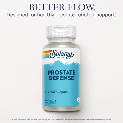 Solaray Prostate Defense Veg Cap 90Ct - Image 3