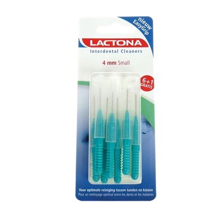 Lactona Brushes Easygrip S 4.0 Mm - Toothbrush - 6 Pieces
