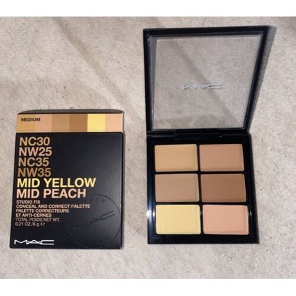 Mac Studio Fix Conceal & Correct Palette Medium Full Size 0.21 Oz - New In Box! - Image 3