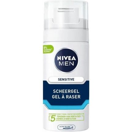 Nivea Men Shaving Gel Sensitive Mini 30Ml - Image 3
