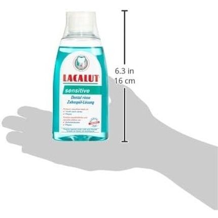 Lacalut Sensitive Mouthwash 300Ml - Daily Prevention Against Gum Inflammation, Plaque Bacteria, And Cavities - Image 3
