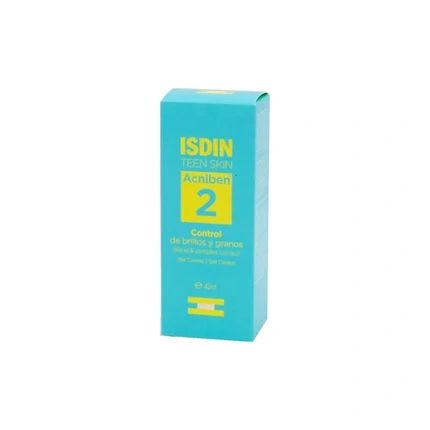 Isdin Teen Skin Acniben 2 Gel Cream For Shine And Grain Control 40Ml