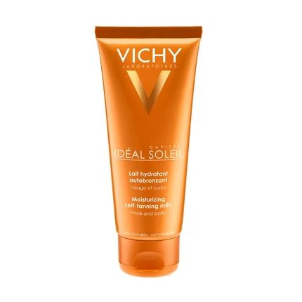 Vichy Capital Soleil Self-Tanning Milk - For All Skin Types - 100Ml