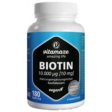 Vitamaze Biotin 10Mg 180 Tablets