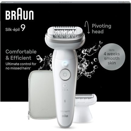 Braun Silk-Epil 9 Women'S Epilator Hair Remover For Long-Lasting Hair Removal