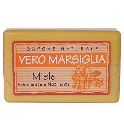 Saponeria Nesti Firenze Vero Marsiglia Honey Soap 5.29 Ounce 150Gr - Pack Of 3