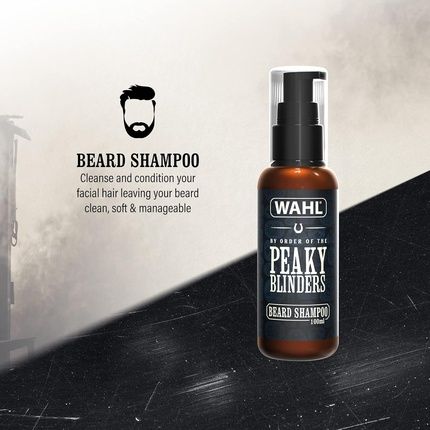 Wahl And Peaky Blinders Beard Trimmer Gift Set Men'S Stubble Trimmers Facial Hair Trimming Beard Shampoo Beard Care Men'S Grooming - Image 3