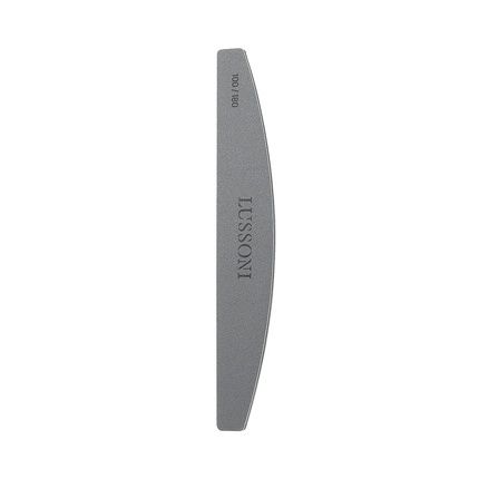 T4B Lussoni Mylar Half Moon Nail Files 100/180 Grit For Gel Or Acrylic Nails