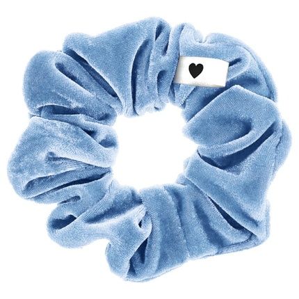 Bellody Scrunchies Velvet Strong Hold Exclusive Colors Seychelles Blue