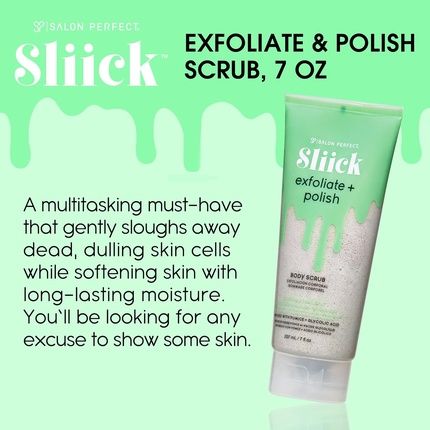 Salon Perfect Body Scrub 207Ml Softens Exfoliates Polishes For Glowing Skin Travel Size Cruelty Free - Image 3