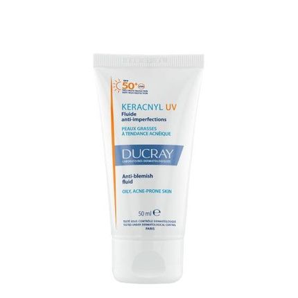 Ducray Keracnyl Uv Spf 50 Cream 50Ml Effective Sunscreen For Imperfections