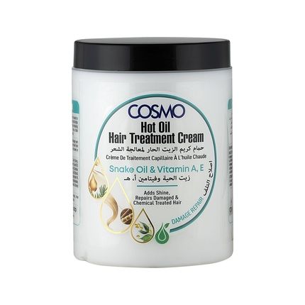 Cosmo Cosmetics Hot Oil Hair Treatment Cream Snake Oil 1000Ml New Design 2024